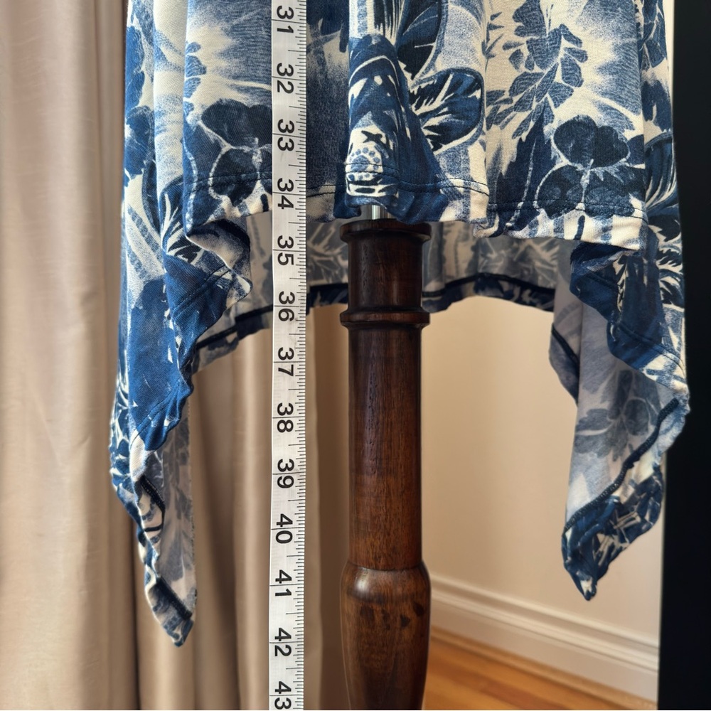 Jean Paul Gaultier Soleil Floral Blue Dress Medium - Picture 7 of 11